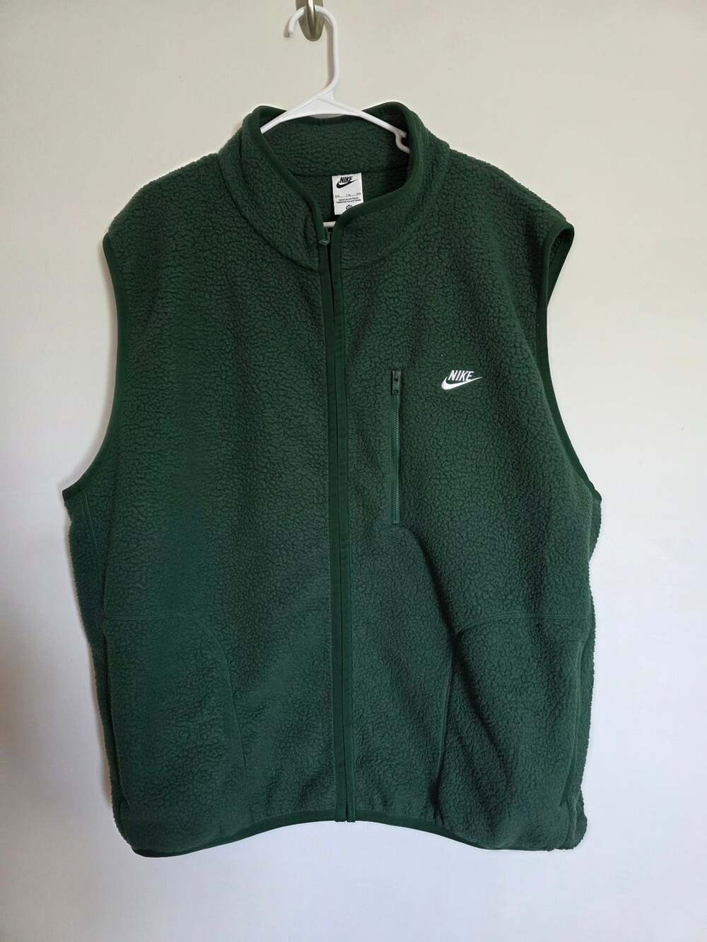 Nike Club Winterized Fleece Vest XXL Green FZ0894